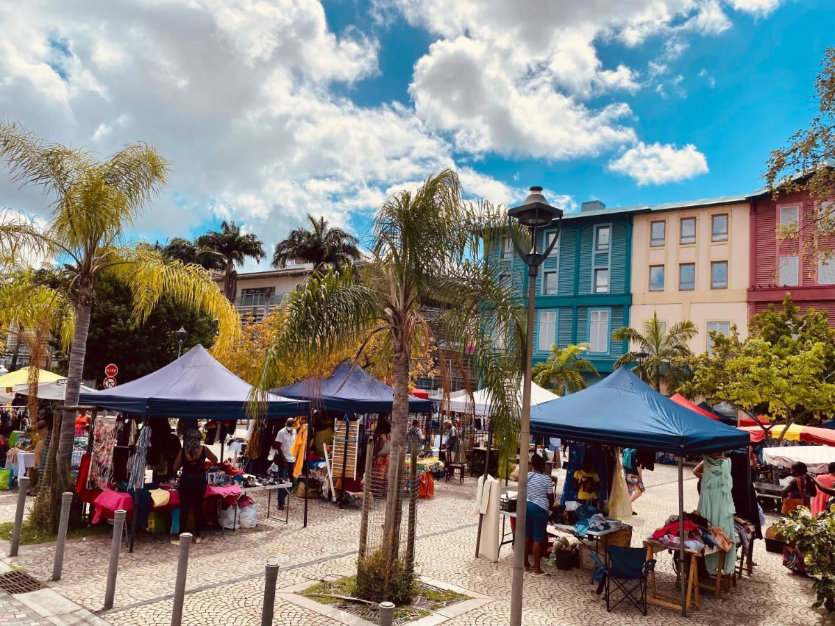 Loft T2 En Couleur En Plein Centre Ville Fort-De-France Martinique Ngoại thất bức ảnh